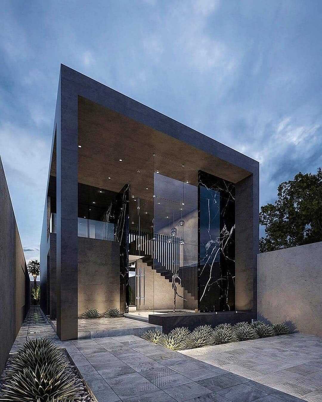 نمای زیبا و مدرن برای ویلا